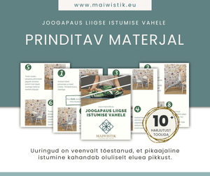 Joogapaus liigse istumise vahele (11 harjutust, PDF formaat) - MaiWistik